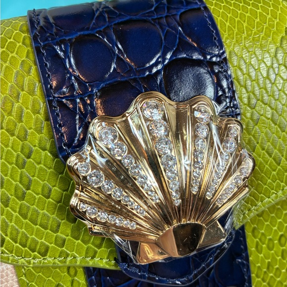 Brahmin Multi Antiguo Seashell Kyrie Shoulder Bag - NWT  Retail $325 - Picture 3 of 11